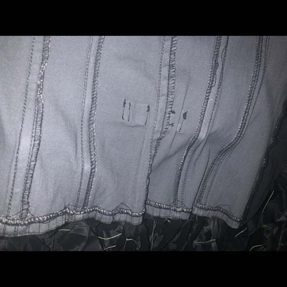 SALE  Vtg Tripp nyc Pinstripe zip Halter with built in cami - Picture 12 of 13